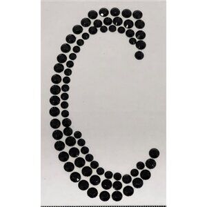 Recollections Halloween Bling Rhinestone Gem Embellishment " C "  353855 422442